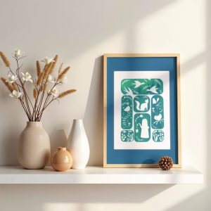 Affiche nature vert
